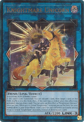 Knightmare Unicorn - (Alternate Art) - RA01-EN043 - Prismatic Ultimate Rare - 1st Edition